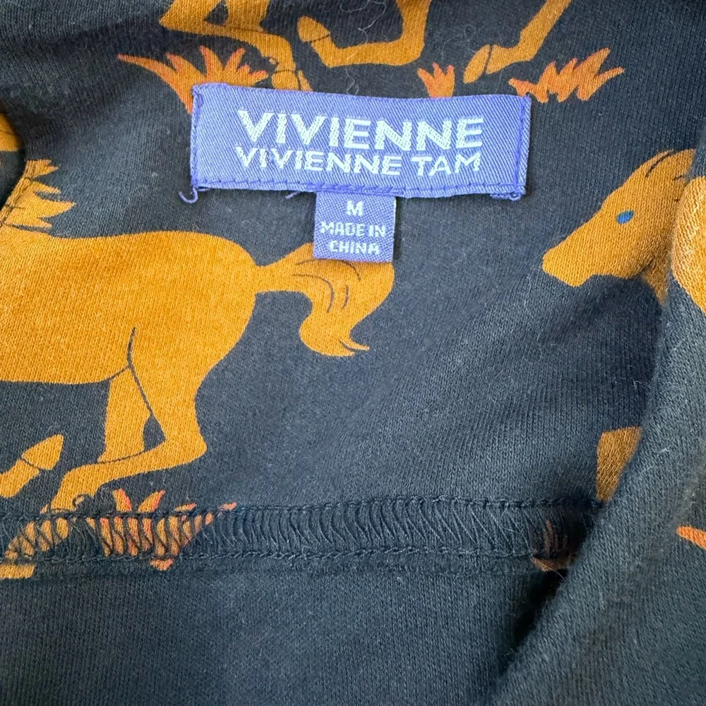 Vivienne Tam Horse Print Cotton Shift Medium